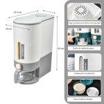 Dispensador cubo de menestras y granos 10 kg más taza medidora