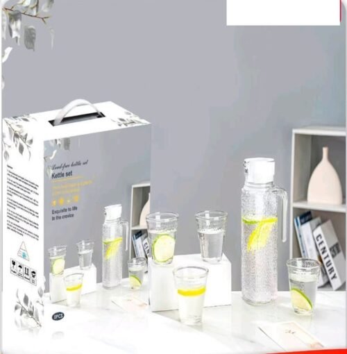 Set de Jarra con 4 vasos 1000ml