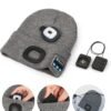 GORRO BLUETOOTH RECARGABLE CON LUCES - RESPONDE LLAMADAS