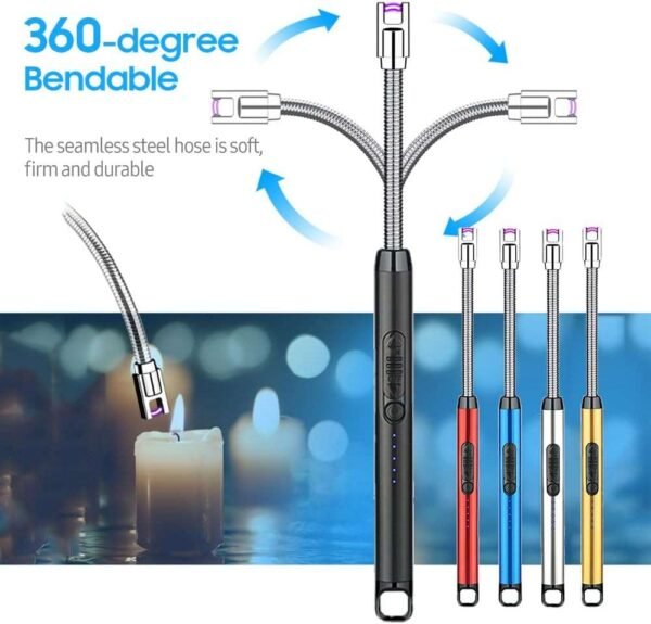 Encendedor eléctrico a pulso flexible