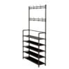 Zapatera con perchero de 5 niveles