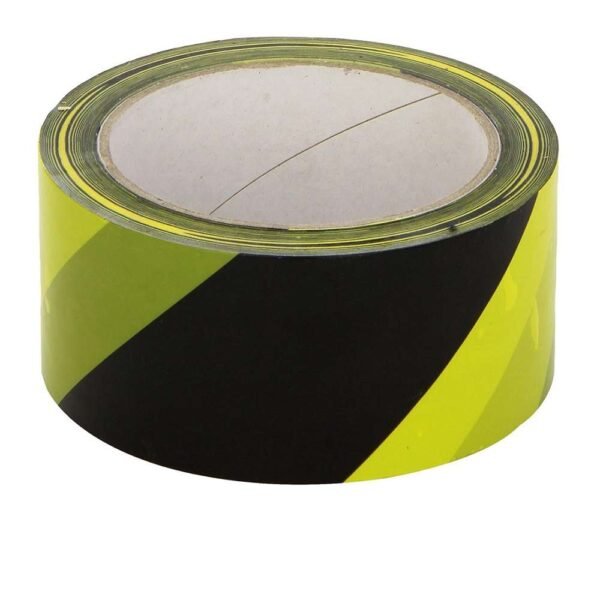 Cinta adhesiva cebra para señalización 100 yardas