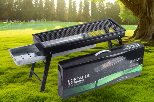 parrilla-2-500x333 Parrilla Portátil Plegable – Modelo Desktop BBQ