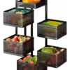 Estante Giratorio Organizador Verdulero Frutero 5 Niveles Cuadrado ZD3