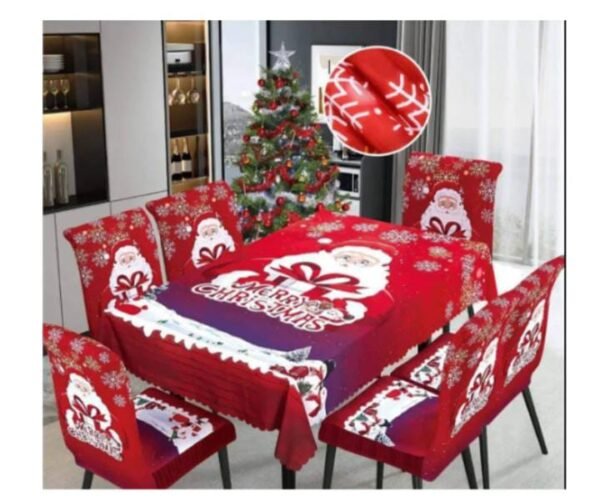 JUEGO 6 FUNDAS + MANTEL