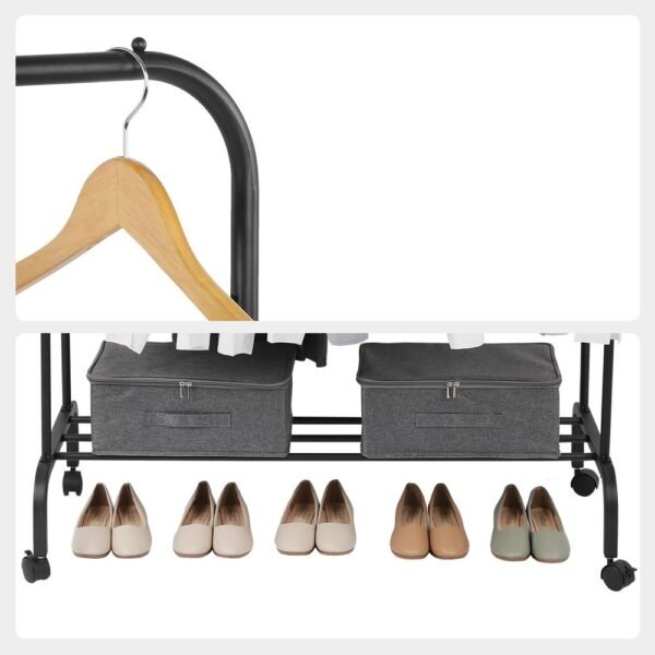 PERCHERO DE 2 BARRAS COLGADOR DE ROPA