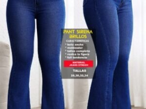 PANTALÓN SIRENA ISMENA CLÁSICO STRECH (3 X 200)