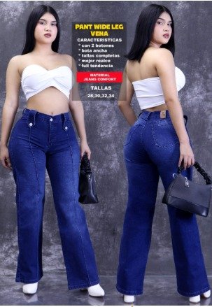 PANTALÓN WIDE LEG VENA CONFORT