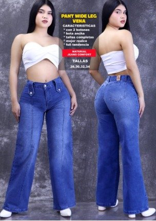 PANTALÓN WIDE LEG VENA CONFORT