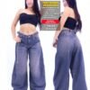 PANTALÓN BARREL VAGABUNDO EN DENIN RÍGIDO