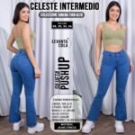 JEANS SIRENA TIRO ALTO