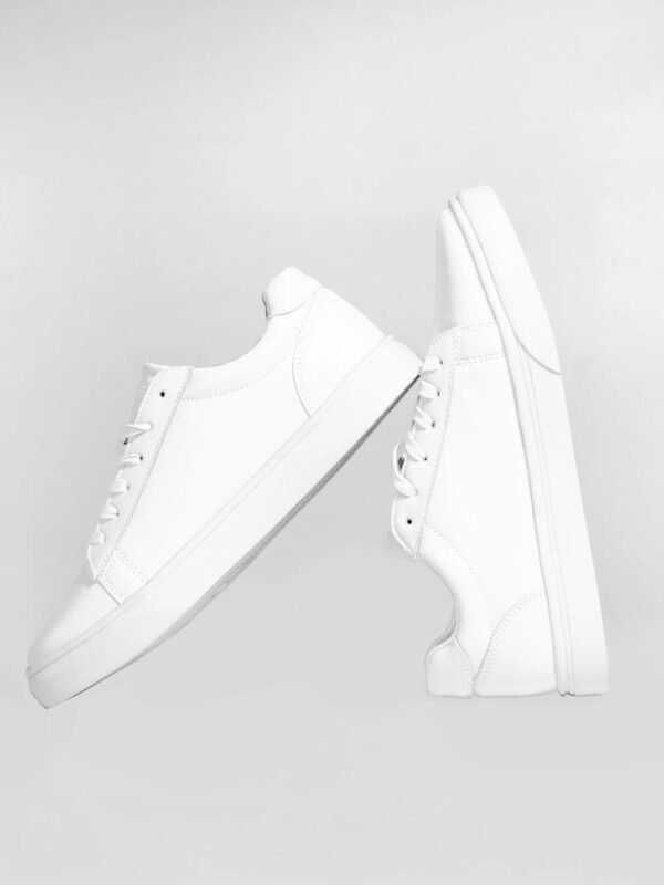 Zapatilla Blanco Cuerina | Hombre 3x100