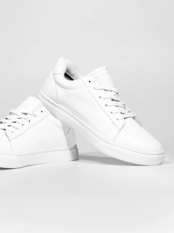 Zapatilla Blanco Cuerina | Hombre 3x100