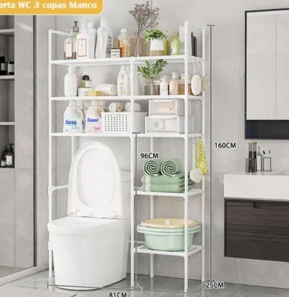 ORGANIZADOR ESTANTE DE BAÑO DOS CUERPOS