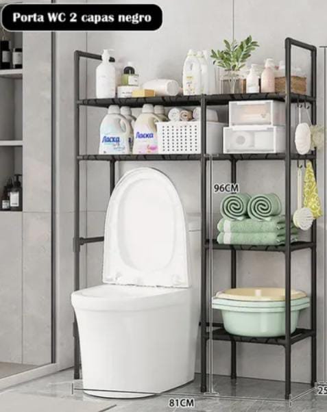 ORGANIZADOR ESTANTE DE BAÑO DOS CUERPOS