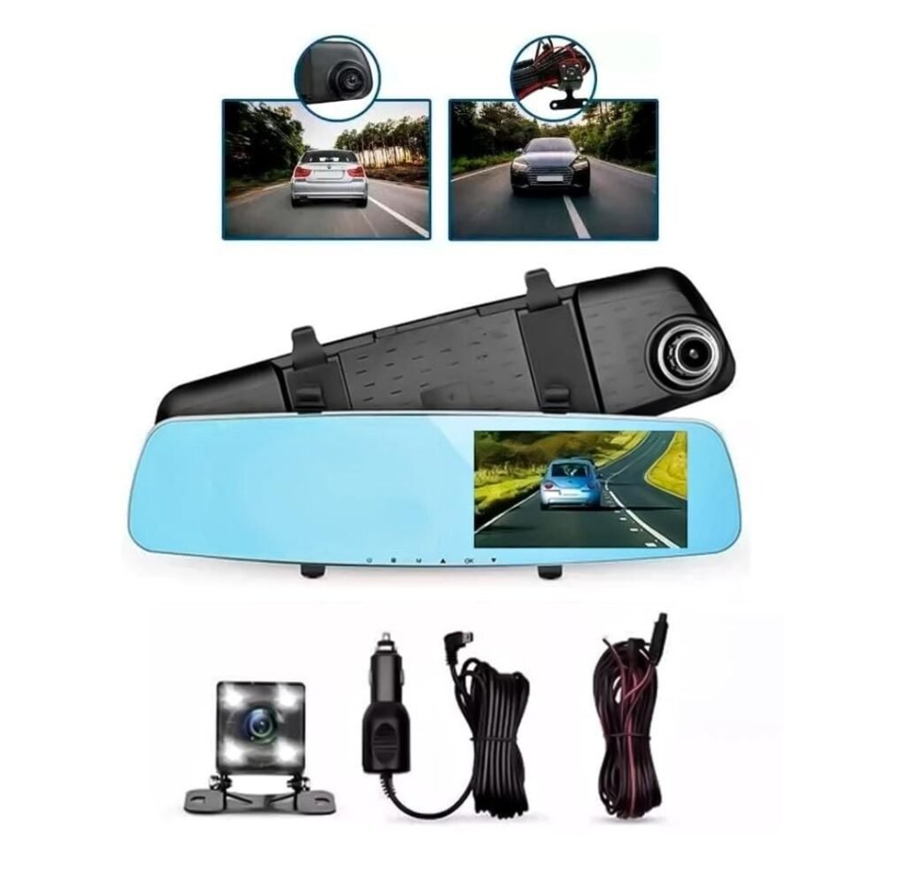 ESPEJO RETROVISOR CON CÁMARA PARA AUTOS